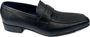 Luciana SlipOn Penny Loafer Safiano Leather Black