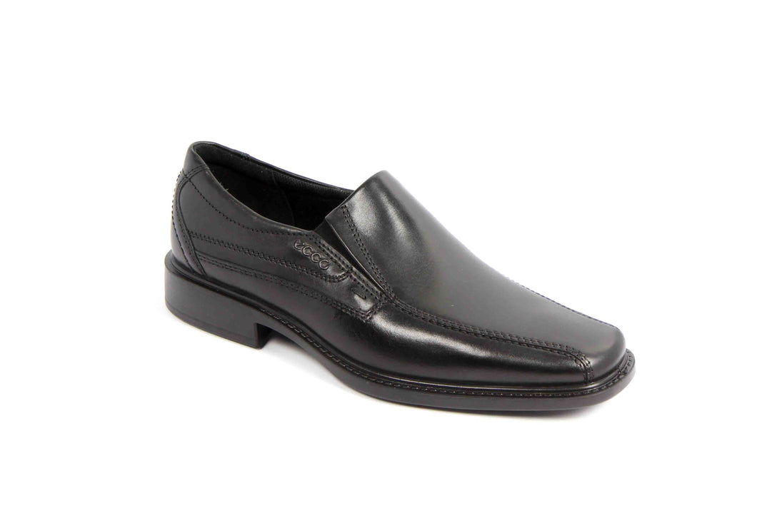 Ecco New Jersey slip On Mens Black shoe Smart Mens Shoes