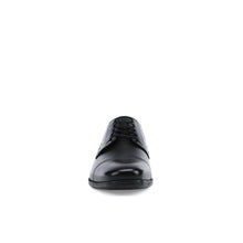 Load image into Gallery viewer, Geox Calagran Lace Up Toe Cap Mens Black Shoe
