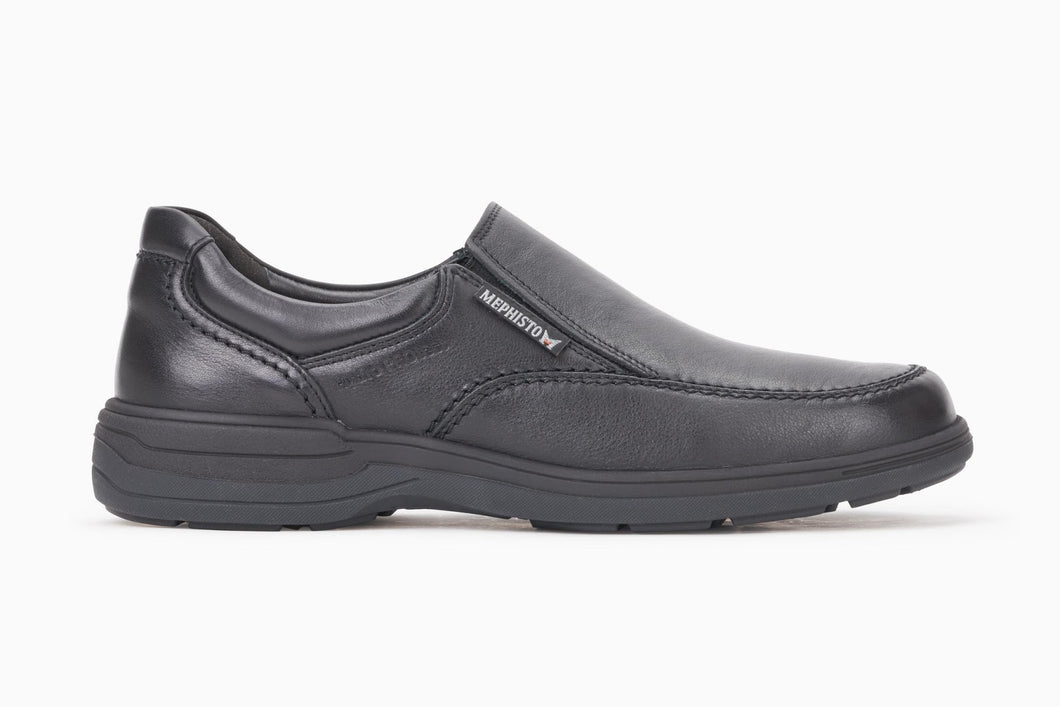 Mephisto Davy Slip On Black Comfort