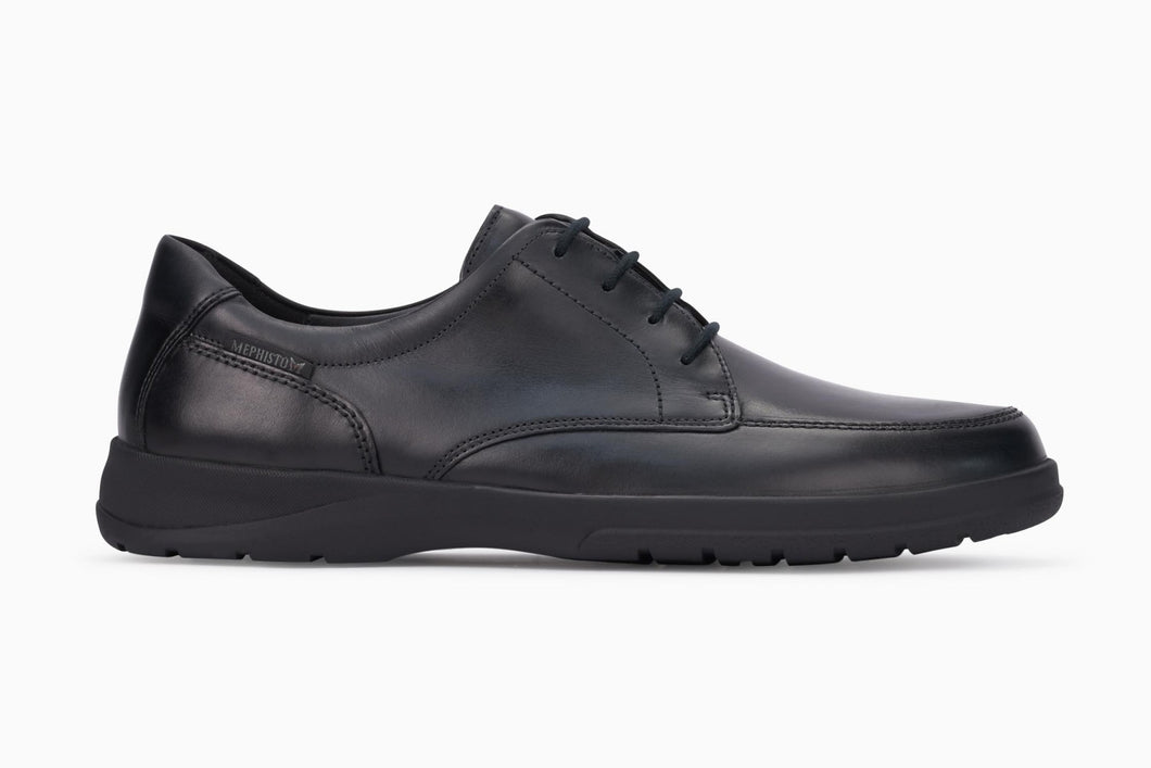 Mephisto Lace Up Malkom Black Comfort